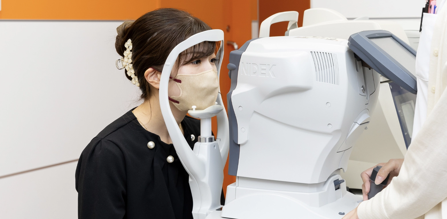 ICL適応検査の様子