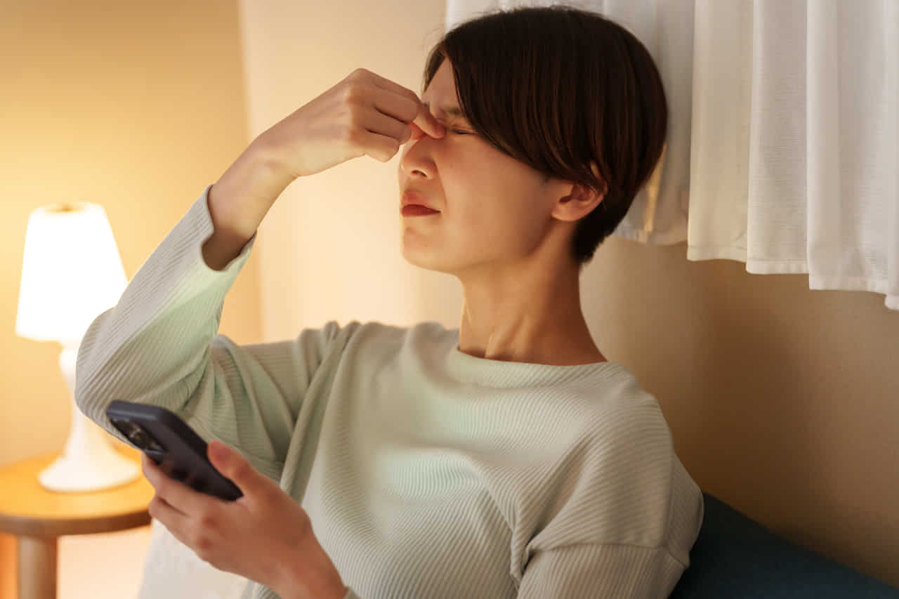 スマホ老眼